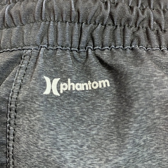 Hurley Phantom Shorts Men's L Gray Ombre + Blue Stripe Hybrid Inseam 5.5" - Picture 4 of 15